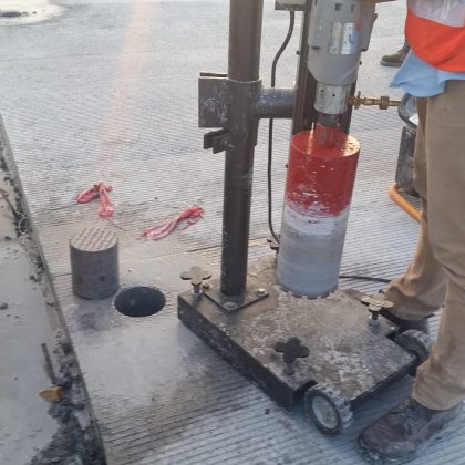 sacabocados para concreto, pruebas de concreto, sacanucleos, pruebas de laboratorio para concreto, sacabocados, saca bocados, pruebas de calidad del concreto, extracción de nucleos, corazones de concreto, núcleo de concreto,